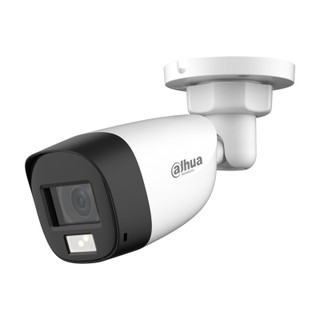 دوربین مداربسته آنالوگ 2 مگاپیکسلی داهوا مدل DH-HAC-HFW1200CLP-IL-A، با فناوری HDCVI، دید در شب دوال لایت 3 حالته 20 متر مربع، ضبط صدا، بزرگنمایی دیجیتال، مقاوم در برابر آب و گرد و غبار با گواهی IP67